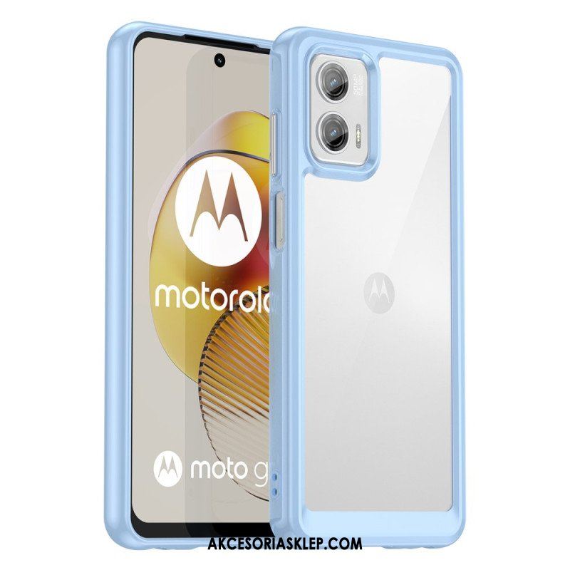 Etui do Moto G73 5G Przezroczysta Hybryda