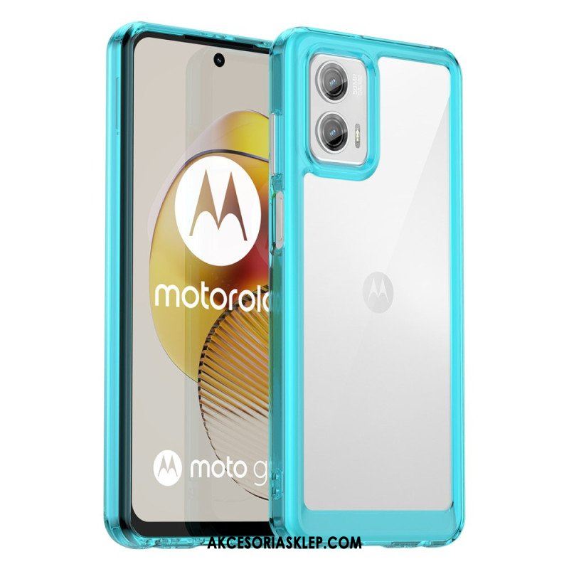 Etui do Moto G73 5G Przezroczysta Hybryda