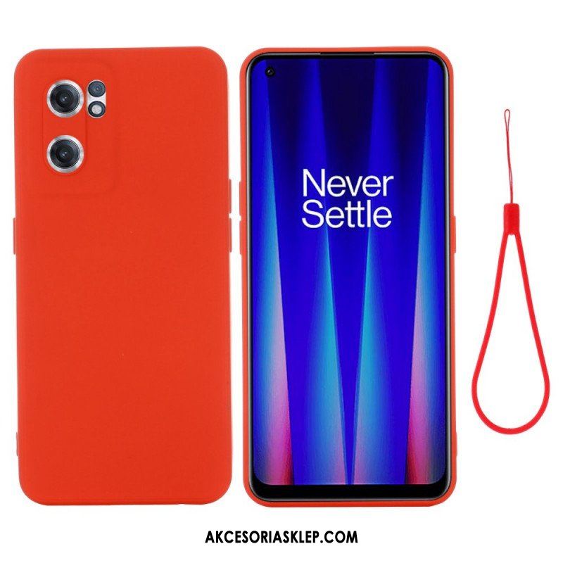 Etui do OnePlus Nord CE 2 5G Tekstura Z Mikrofibry