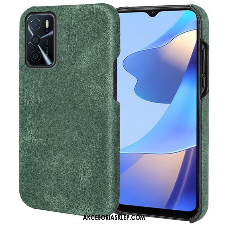 Etui do Oppo A16 / A16s Nowe Kolory Elegancja Skórzany Efekt