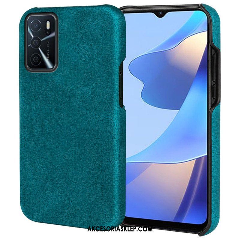 Etui do Oppo A16 / A16s Nowe Kolory Elegancja Skórzany Efekt