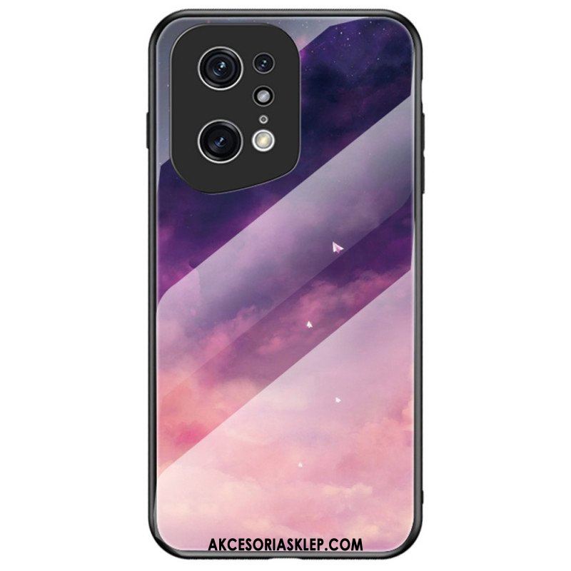 Etui do Oppo Find X5 Pro Marmurowe Szkło Hartowane