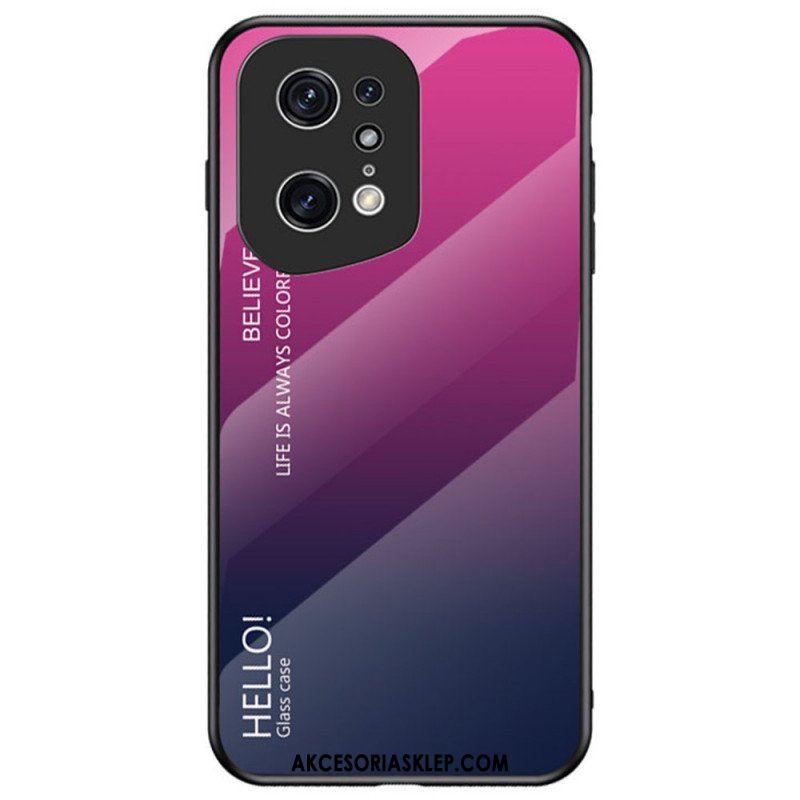 Etui do Oppo Find X5 Pro Szkło Hartowane Witam