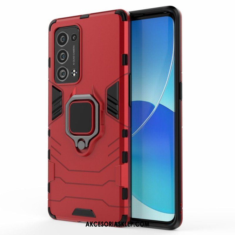 Etui do Oppo Reno 6 Pro 5G Wsparcie Pierścienia Obrotowego