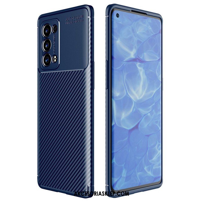 Etui do Oppo Reno 6 Pro 5G Wąż Z Włókna Węglowego