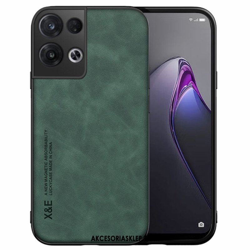 Etui do Oppo Reno 8 Efekt Skóry X&e