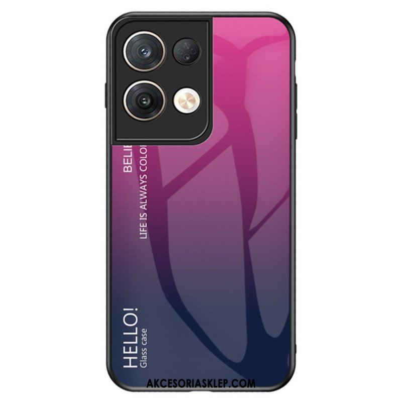 Etui do Oppo Reno 8 Pro Szkło Hartowane Witam