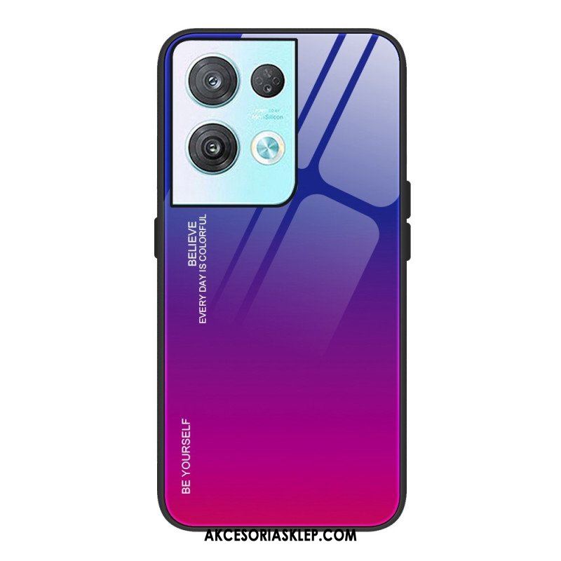 Etui do Oppo Reno 8 Pro Uwierz W Szkło Hartowane