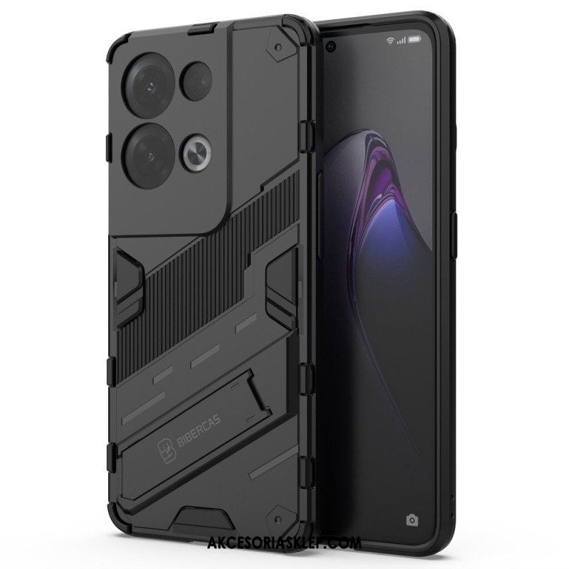 Etui do Oppo Reno 8 Pro Zdejmowany Stojak W Dwóch Pozycjach Bez Użycia Rąk