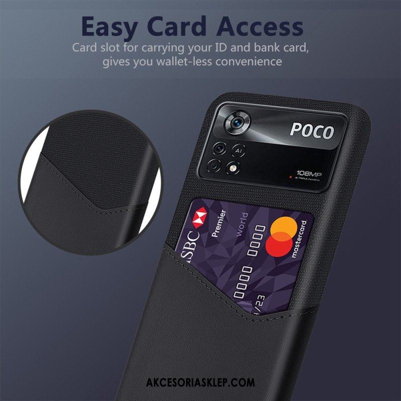 Etui do Poco X4 Pro 5G Posiadacz Karty
