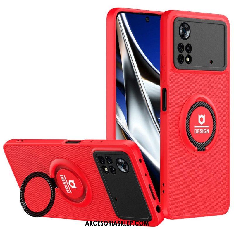 Etui do Poco X4 Pro 5G Wsparcie Pierścienia Dwukolorowego