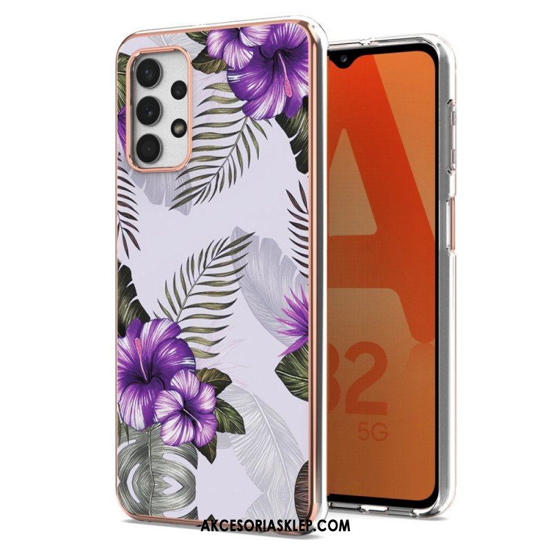 Etui do Samsung Galaxy A13 Kwiaty