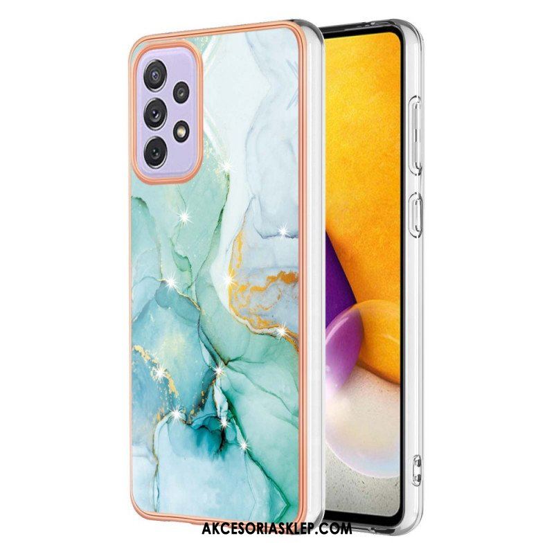 Etui do Samsung Galaxy A13 Silikonowy Elastyczny Marmur