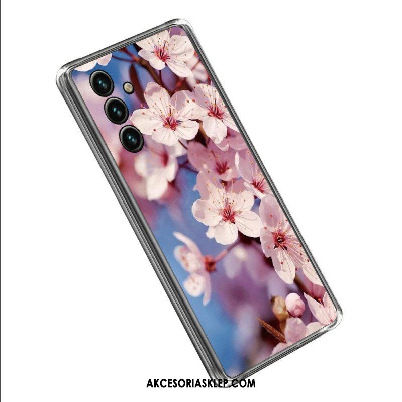 Etui do Samsung Galaxy A14 / A14 5G Kwiatowy Silikon