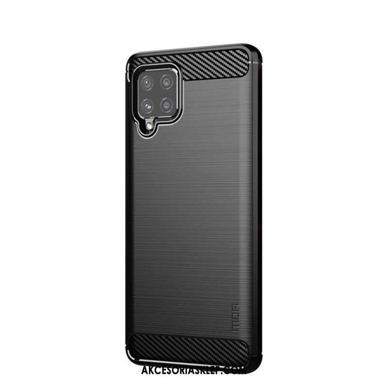 Etui do Samsung Galaxy A42 5G Szczotkowane Włókno Węglowe Mofi