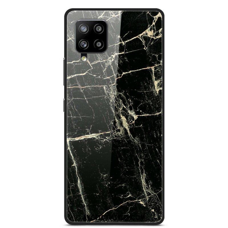 Etui do Samsung Galaxy A42 5G Szkło Hartowane Supreme Marble