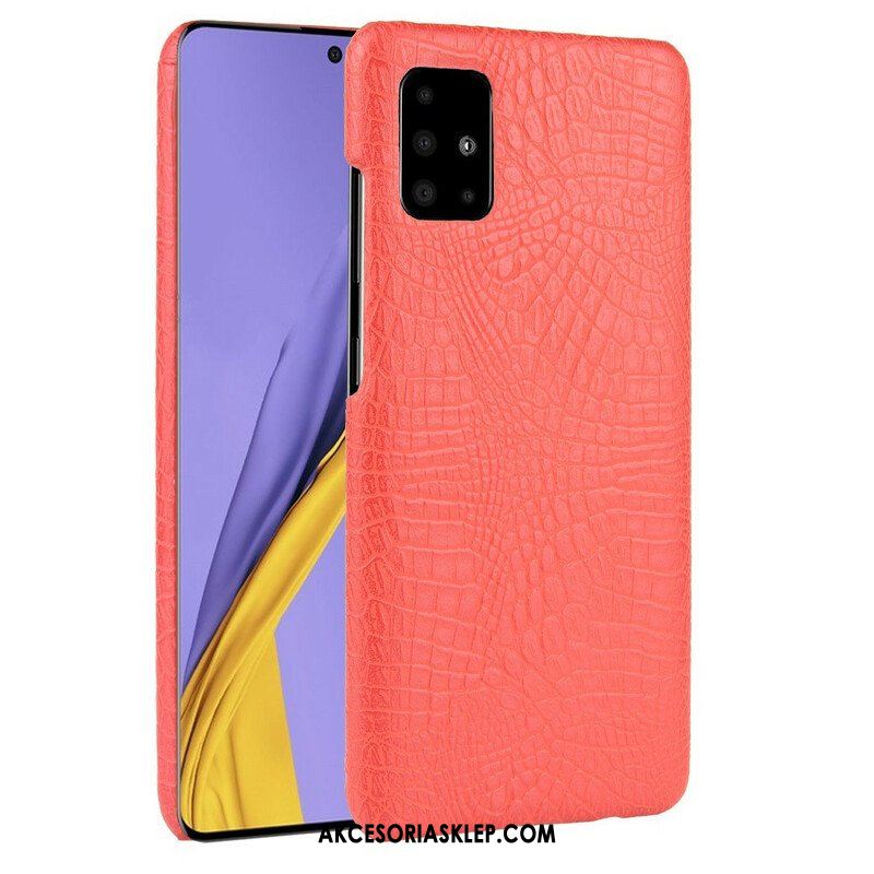 Etui do Samsung Galaxy A51 5G Efekt Skóry Krokodyla