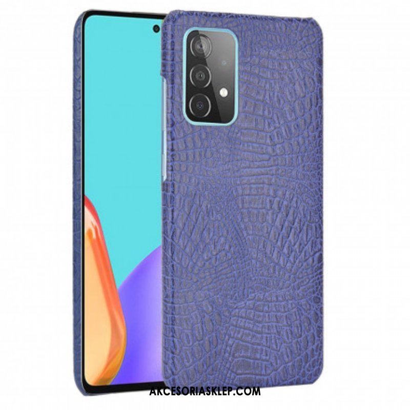 Etui do Samsung Galaxy A52 4G / A52 5G / A52s 5G Efekt Skóry Krokodyla