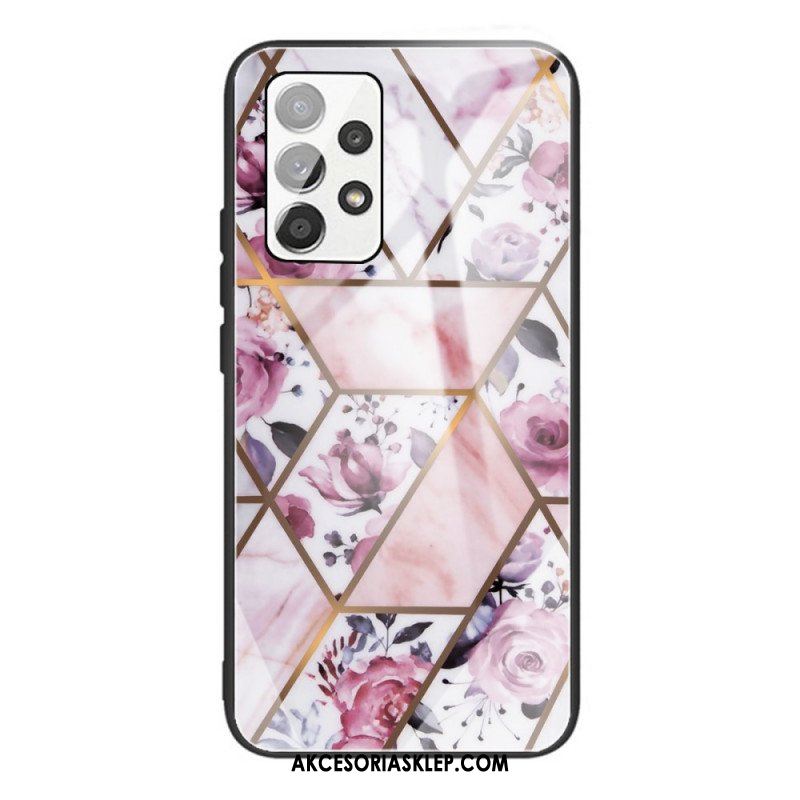 Etui do Samsung Galaxy A53 5G Geometria Marmurowe Szkło Hartowane