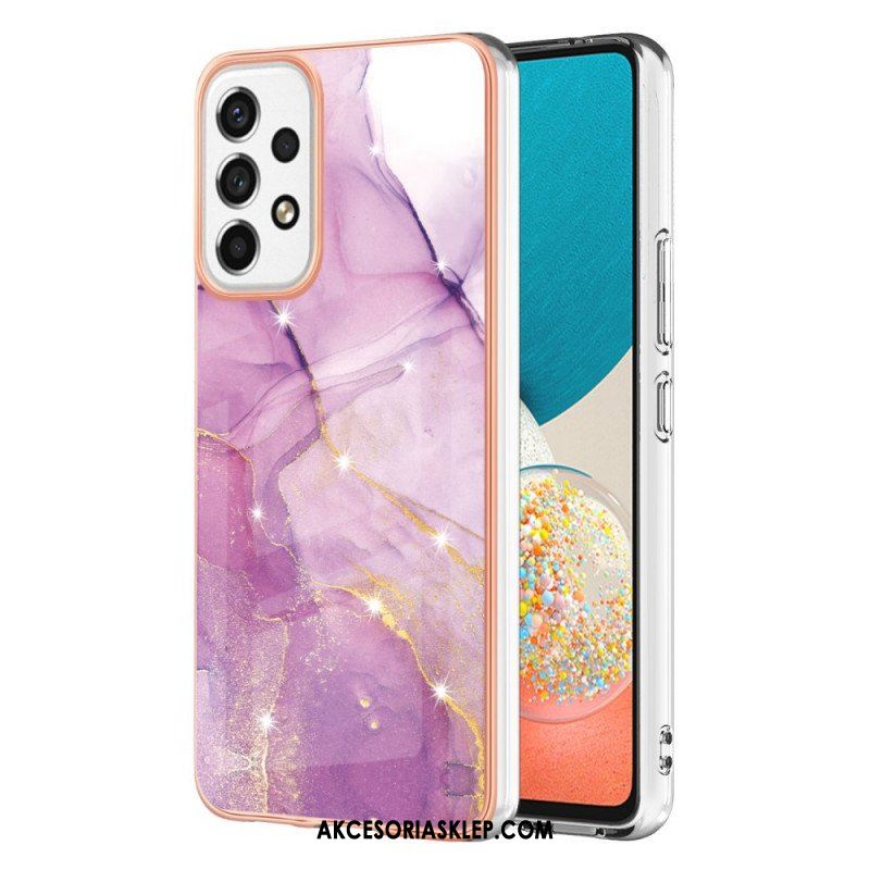 Etui do Samsung Galaxy A53 5G Silikonowy Elastyczny Marmur