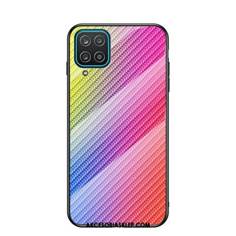 Etui do Samsung Galaxy M12 / A12 Szkło Hartowane Z Włókna Węglowego