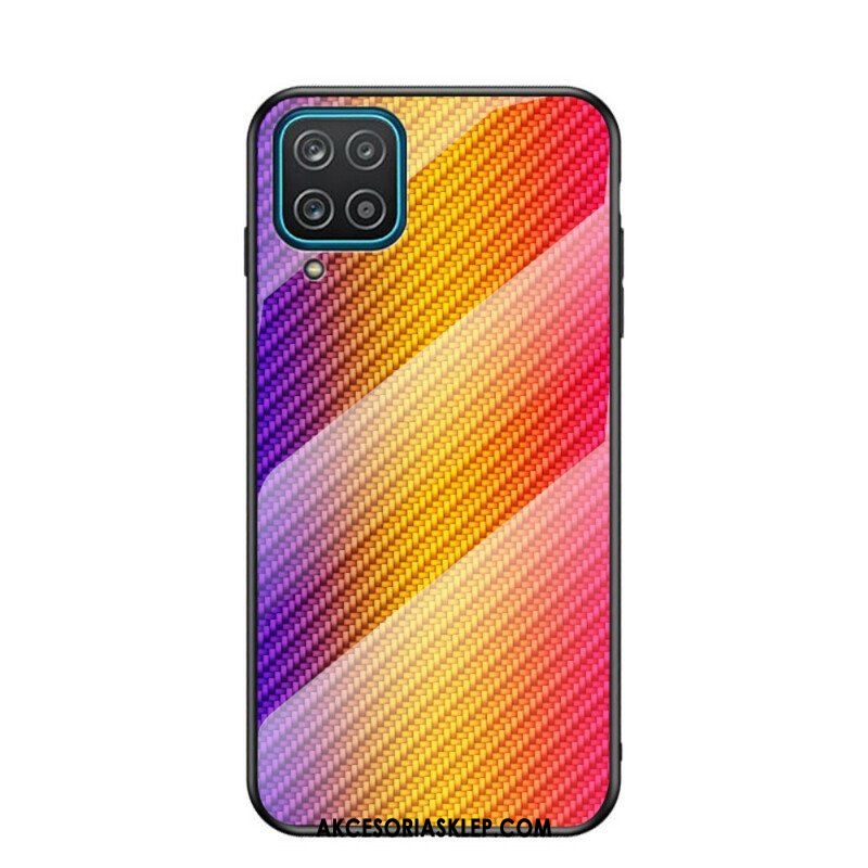 Etui do Samsung Galaxy M12 / A12 Szkło Hartowane Z Włókna Węglowego