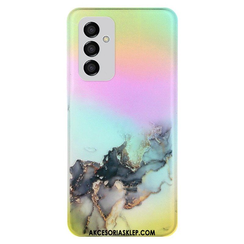 Etui do Samsung Galaxy M23 5G Marmur Z Efektem Lasera