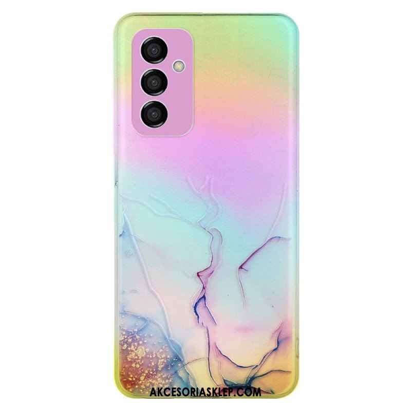 Etui do Samsung Galaxy M23 5G Marmur Z Efektem Lasera