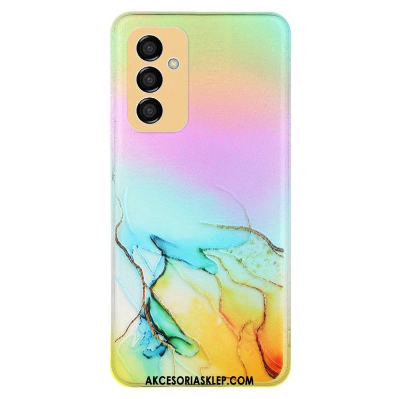 Etui do Samsung Galaxy M23 5G Marmur Z Efektem Lasera