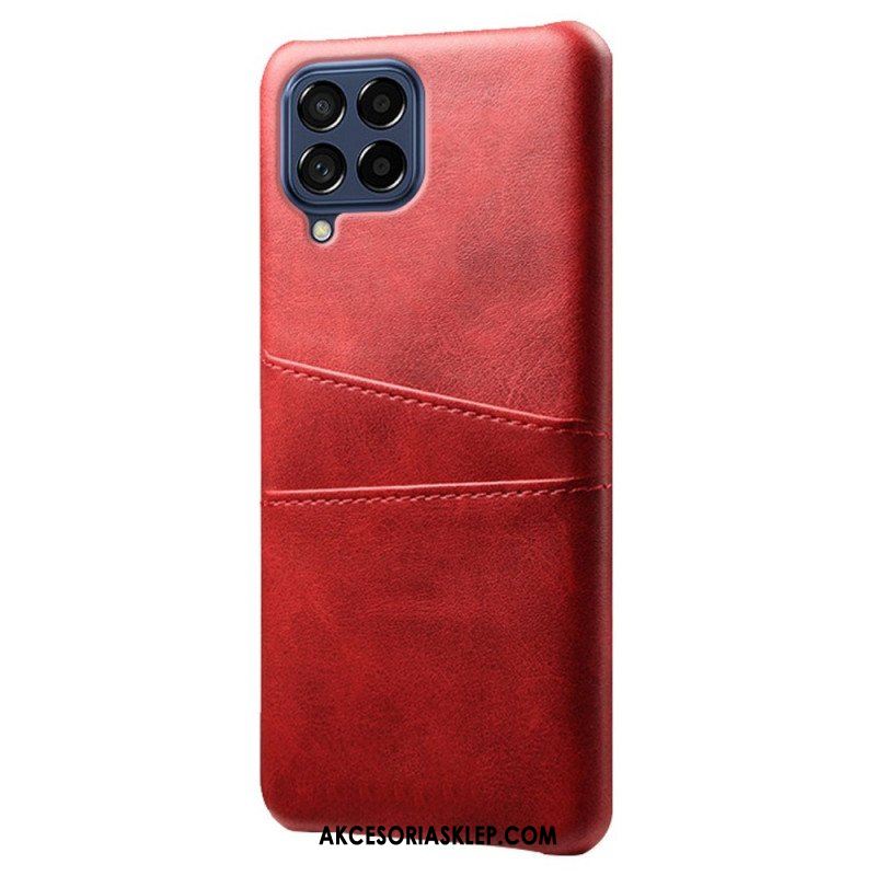 Etui do Samsung Galaxy M53 5G Etui Na Karty Z Efektem Skóry