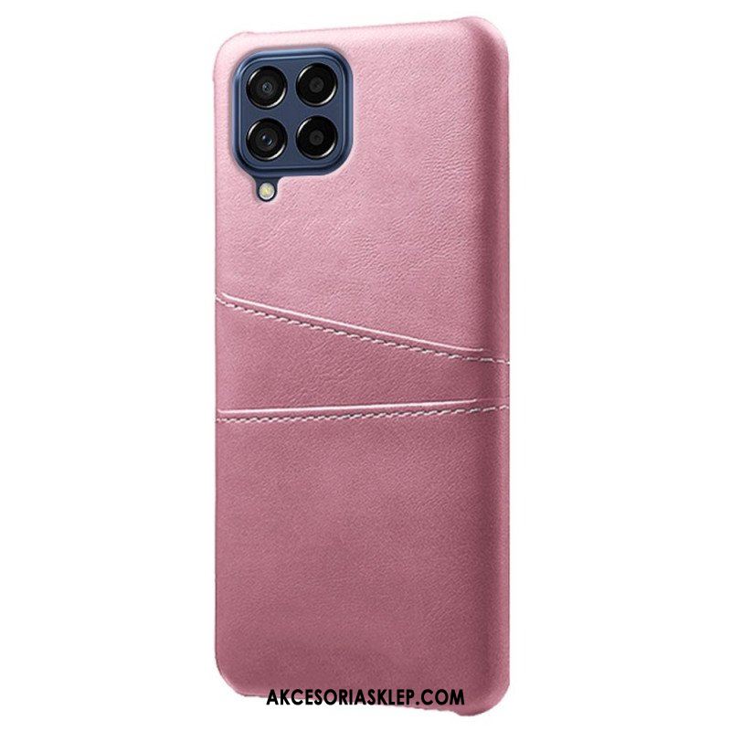 Etui do Samsung Galaxy M53 5G Etui Na Karty Z Efektem Skóry