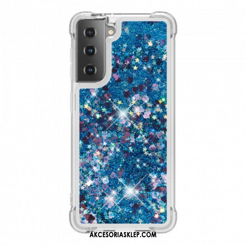 Etui do Samsung Galaxy S21 Plus 5G Pragnienia Cekiny