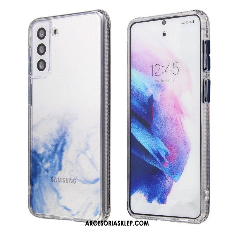 Etui do Samsung Galaxy S22 5G Hybryda Z Efektem Marmuru