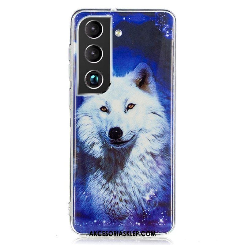 Etui do Samsung Galaxy S22 Plus 5G Fluorescencyjny Wilk