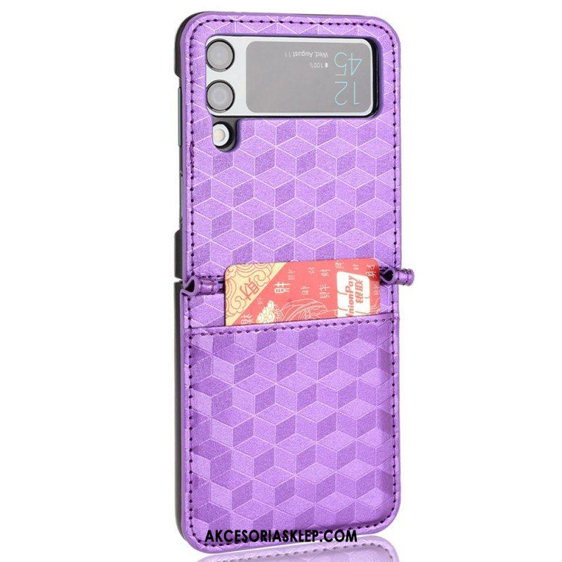 Etui do Samsung Galaxy Z Flip 3 5G Etui Folio Posiadacz Karty Projektu 3d