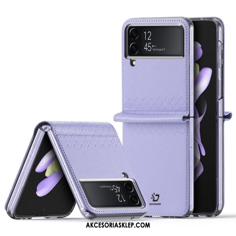 Etui do Samsung Galaxy Z Flip 4 Etui Folio Sztuczna Skóra Dux Ducis