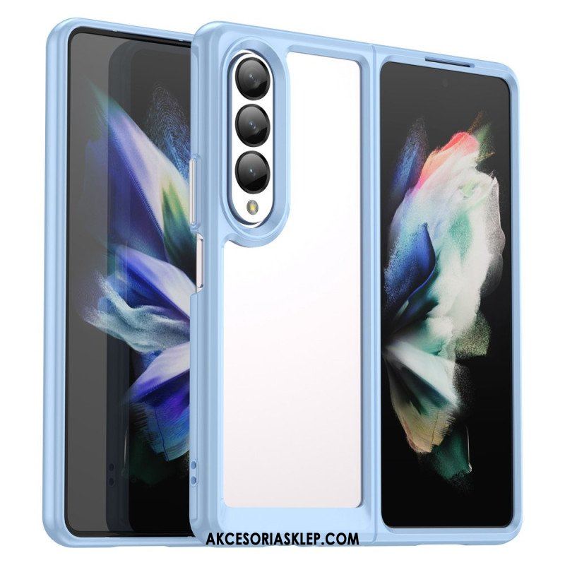 Etui do Samsung Galaxy Z Fold 4 Kolor Tworzywa Sztucznego