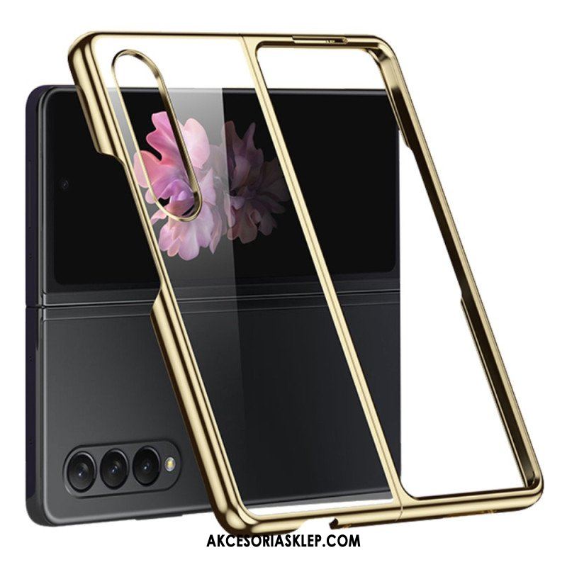 Etui do Samsung Galaxy Z Fold 4 Przezroczysty Metalik