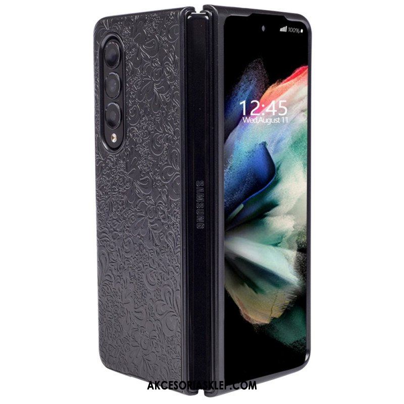 Etui do Samsung Galaxy Z Fold 4 Reliefowa Arabeska