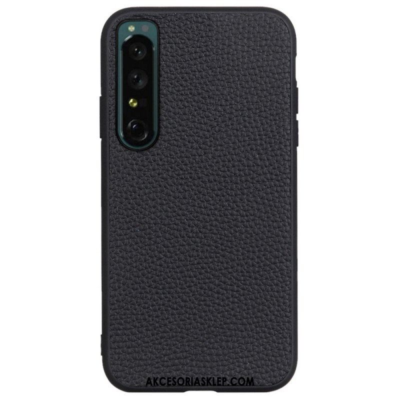 Etui do Sony Xperia 1 IV Hybrydowa Skóra Naturalna