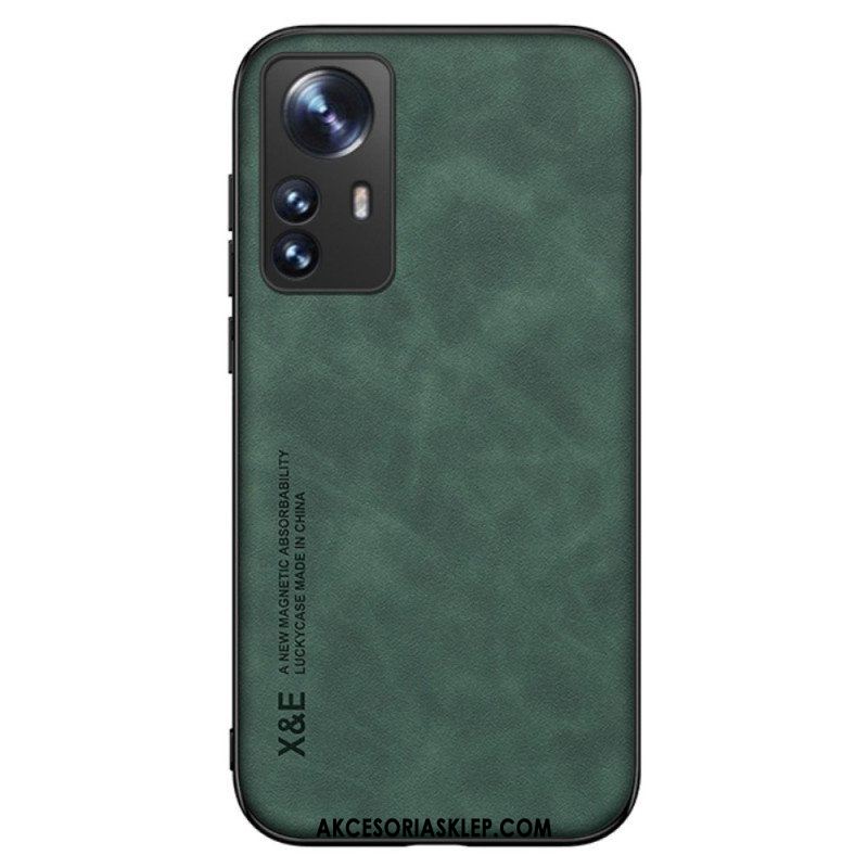 Etui do Xiaomi 12 / 12X Skóra Z Efektem Skóry X&e