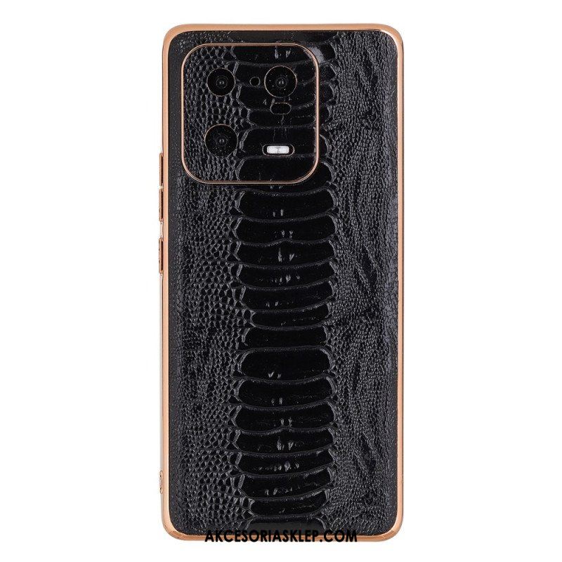 Etui do Xiaomi 13 Pro Skóra Naturalna W Stylu Krokodyla