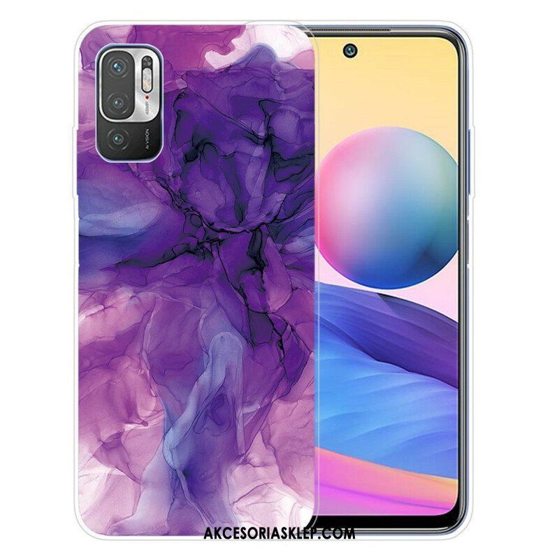 Etui do Xiaomi Redmi Note 10 5G Kolorowy Marmur