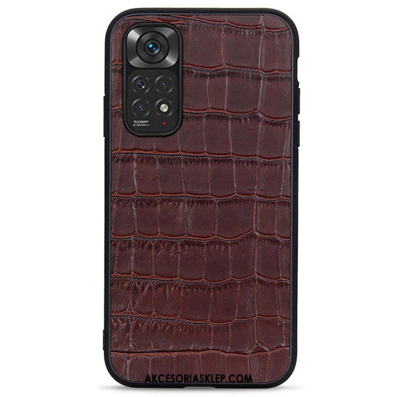 Etui do Xiaomi Redmi Note 11 / 11S Efekt Skóry Krokodyla