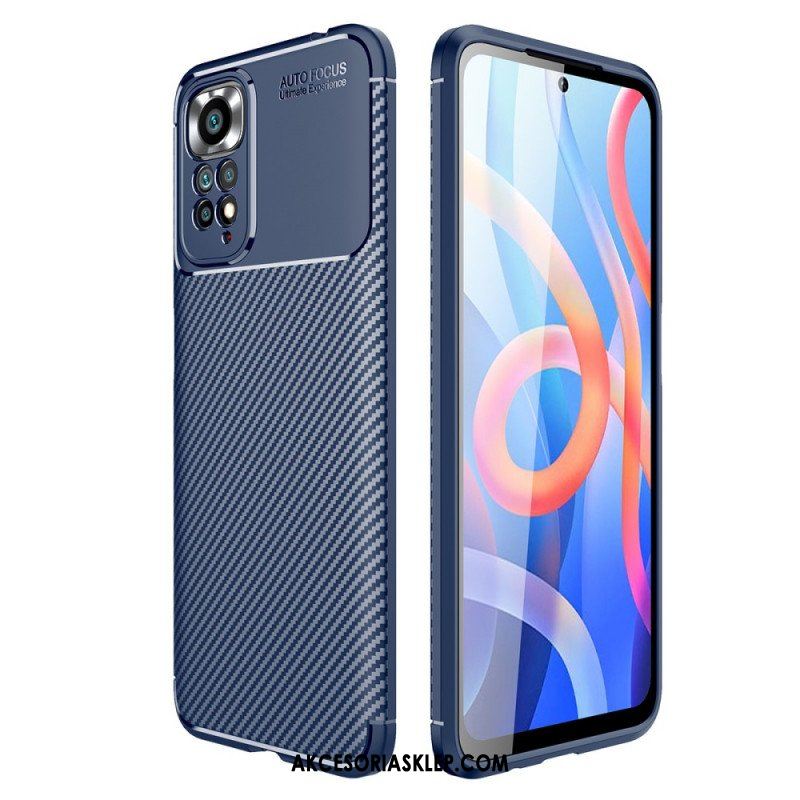 Etui do Xiaomi Redmi Note 11 / 11S Wąż Z Włókna Węglowego