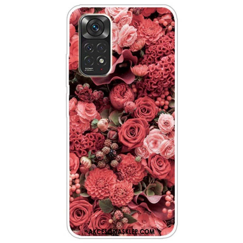 Etui do Xiaomi Redmi Note 11 Pro / 11 Pro 5G Intensywne Kwiaty