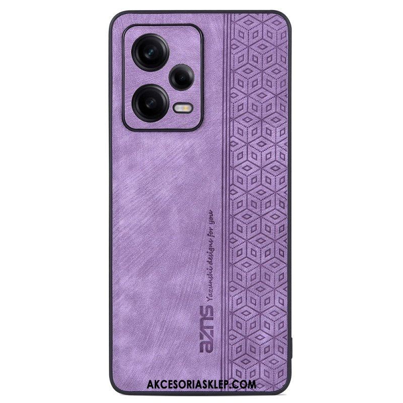 Etui do Xiaomi Redmi Note 12 Pro Plus Efekt Skóry Azns