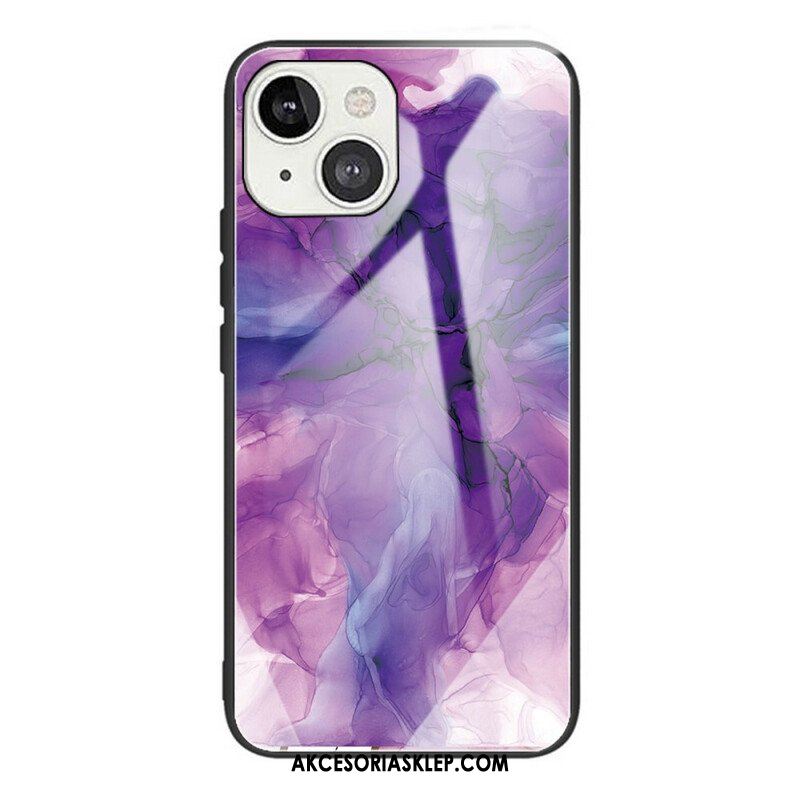 Etui do iPhone 13 Mini Marmurowe Szkło Hartowane