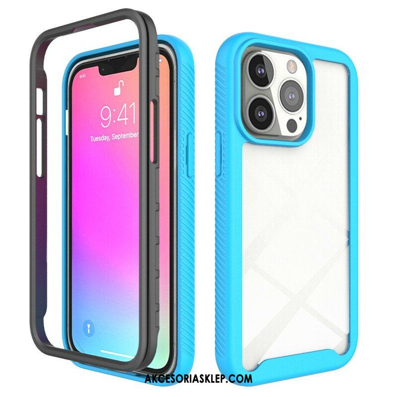 Etui do iPhone 13 Pro Hybrydowe Silikonowe Krawędzie