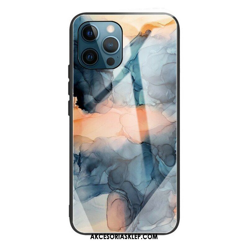 Etui do iPhone 13 Pro Marmurowe Szkło Hartowane